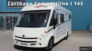 Carthago Compactline I 143 Motorhome For Sale at Camper UK