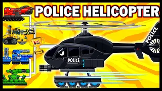 Police Car, Helicopter | Monster Truck | WOT | Мультики про танки | Arena Tank Cartoon