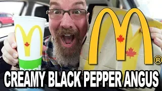 McDonald's 🍟🍔 Creamy Black Pepper Angus Burger "BEST BURGER AT MCDONALD'S!!!"