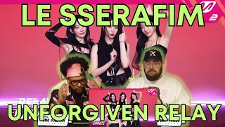 LE SSERAFIM(르세라핌) - UNFORGIVEN (feat.Nile Rodgers) Relay Dance Reaction