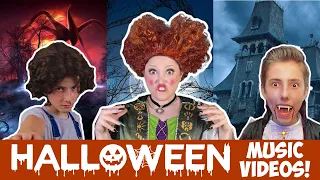 HALLOWEEN MUSIC VIDEO COMPILATION!!! 👻🎤@SharpeFamilySingers