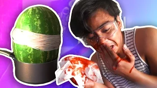 EXPLODING WATERMELON CHALLENGE! (EXTREME)