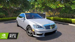GTA 5 - Mercedes-Benz S63 AMG (W221) 2012 With Real V8 BITURBO Sound|Drive|Gameplay|Mod|SHIFT GAMING