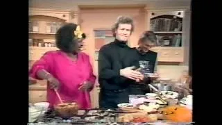 a-ha coocing in a tv-show 1991