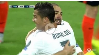 Cristiano Ronaldo GOAL - Real Madrid vs Shakhtar Donetsk 2-0 Champions League