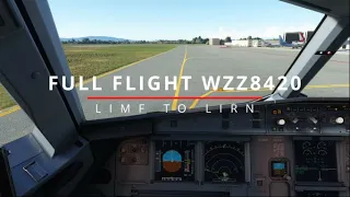 MSFS 2020 | Fenix A320 | Full Flight LIMF - LIRN