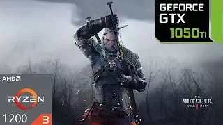 The Witcher 3 - Ryzen 3 1200 - GTX 1050 Ti - 1080p - Ultra Settings