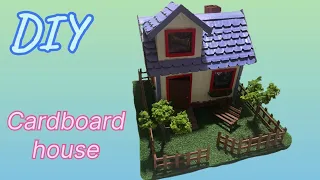 How to Make a Cardboard House| DIY Miniature Cardboard House