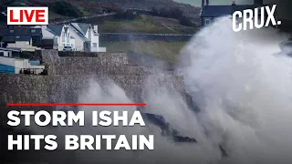 Travel Chaos In UK As Storm Isha Hits, Amber Alert & Wind Warnings For Britain & Northern Ireland