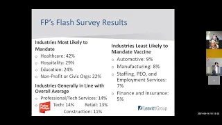 EB Compliance Webinar - Mandating the Vaccine 09-14-2021