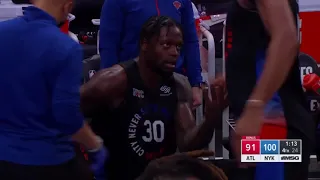 Julius Randle Closes The Deal with MSG Singing "GO NY GO NY GO"! (2021 ECQF Playoffs Gm 2 vs. Hawks)