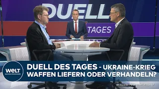 PUTINS KRIEG: Deutschland gespalten - Der Ukraine Waffen liefern oder verhandeln? I DUELL des Tages