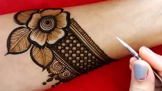 कारवाचौथ स्पेशल आसान मेहंदी डिजाईन |New Latest Indo Arabic Mehndi Designs |Front Hand Mehandi |Easy