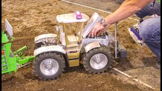 Awesome scale mix! RC Tractors in 1/32, 1/16 and 1/8 scale! Farming and Tractor pulling!