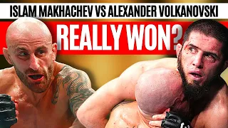 Is Alexander Volkanovski the True Winner Against Islam Makhachev?