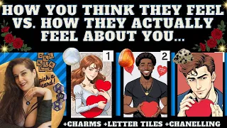 HOW YOU THINK THEY FEEL vs. HOW THEY TRULY FEEL ABOUT YOU. TAROT PICK A CARD READING ( *detailed* )