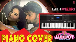 how to play kabhi jo badal barse on piano