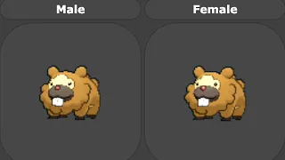 Spot the Pokemon gender difference