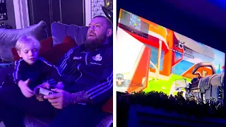 Conor McGregor Plays Call of Duty and Fortnite with his Son