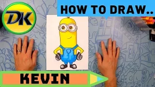 How to Draw Kevin the Minion
