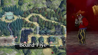 Demon Slayer -Kimetsu no Yaiba- Sweep the Board! - "Board Five" Gameplay [Switch] (EN & JP Voices)