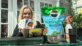 STARTING SEEDS INDOORS🌱🍅 COMPLETE BEGINNERS GUIDE WITH STEP BY STEP DEMONSTRATIONS👩‍🌾