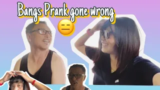 Bangs prank gone wrong || #tibetanvlogger || #youtube || #reaction 😂