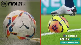PES 21 V/S FIFA 21 GRAPHICS COMPARISION 😱🔥