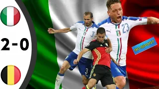 Belgium vs Italy 0-2 | UEFA EURO 2016