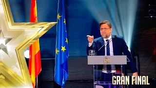 Iban interpreta a Mariano Rajoy al ritmo de Fangoria | Gran Final | Got Talent España 2017