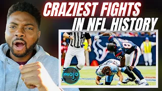 🇬🇧BRIT Reacts To THE CRAZIEST FIGHTS IN NFL HISTORY!