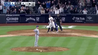 IT IS HIGH, IT IS FAR, IT IS GONE!!! but caught. John Sterling’s Call On Stanton’s Near Home Run.