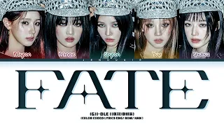 1 Hour |  (G)I-DLE 'Fate' Lyrics ((여자)아이들 나는 아픈 건 딱 질색이니까 가사) (Color Coded Lyrics)