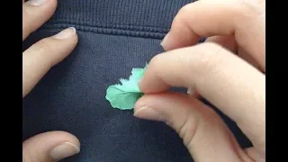 Best way to remove gum from clothing (2mins. UNCUT tutorial. no trick)