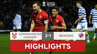 Sixth Tier Harriers Stun Reading | Kidderminster Harriers 2-1 Reading | Emirates FA Cup 2021-22