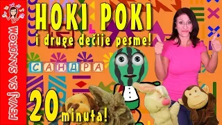 💖 Hoki Poki i druge najlepše dečije pesme 💖 Pevaj sa Sandrom | Dečije priče