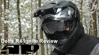 Delta R4 Ignite Snowmobile Helmet: Unboxing Review