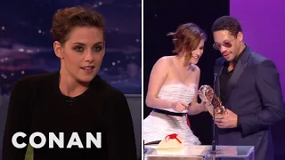 Kristen Stewart's French Oscar Freakout | CONAN on TBS