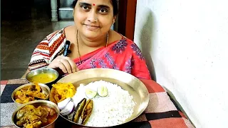 EATINGSHOW 😋 MURIGHONTO 🐟DESHI CHICKEN 🐔DAL 🫠ALOO POTOL FRY 🥔#asmr#food  #eatingshow #foodie