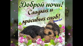 Доброй ночи! Сладких и красивых снов! / Goodnight! /  Надобраніч! Солодких снів!