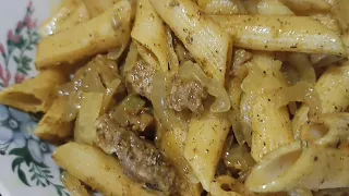 рецепт макароны с мясом