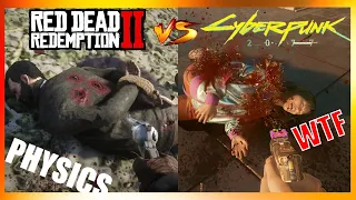 Red Dead Redemption 2 Physics VS. Cyberpunk 2077 Physics(2018 vs 2020)