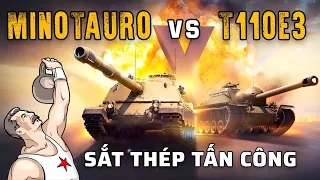 Minotauro vs T110E3: Pháo chống tăng tấn công World of Tanks