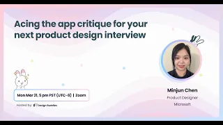 Acing the app critique for your next product design interview