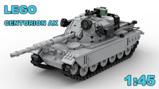 LEGO Centurion AX tank in minifig scale!