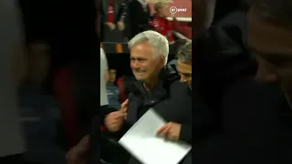 Jose Mourinho sheds some tears as he takes Roma to another European final 🥹