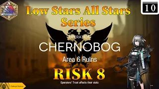 Arknights CC#5 Day 10 Area 6 Ruins Risk 8 + Challenge Guide Low Stars All Stars