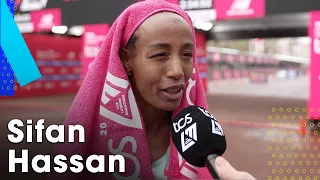"What the hell am I thinking?!" - Sifan Hassan after incredible 2023 TCS London Marathon victory.