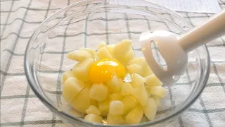 Mix one egg and potatoes and you will be amazed by the result!