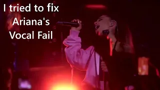 I TRIED to FIX ARIANA GRANDE'S VOCAL FAIL in Everyday